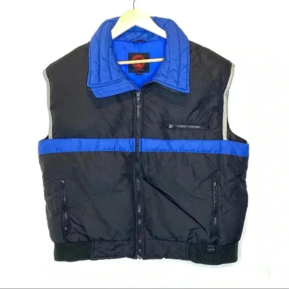 Vintage Men’s 80s Down Winter Ski Vest - Picture 1 of 7
